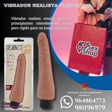 VIBRADOR FLIRTATION -REALISTICO Y VENTOSA-SEXSHOP MIRAFLORES 